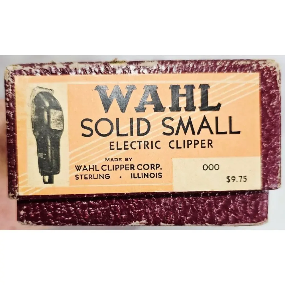 Vintage Wahl Solid Small Electric Clipper 000 With Original Box Electric Shaver